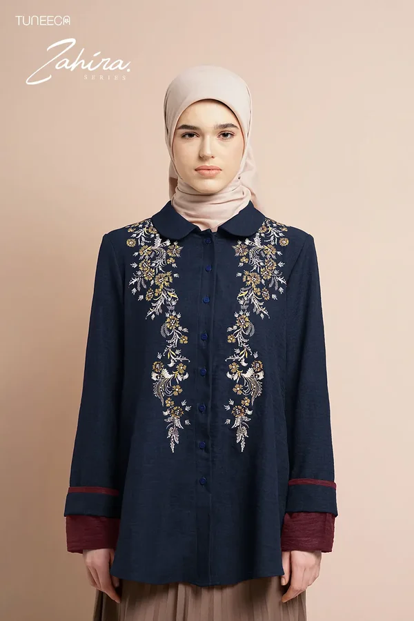 Blouse Zahira Navy