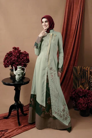 Gamis Bordir Batik Paramita