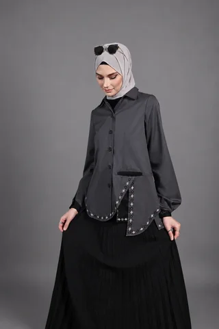 Blouse Medora -Grey