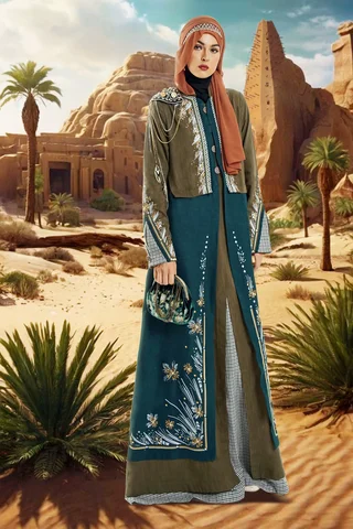 Tuneeca Heritage Abaya Adanna Haddadi